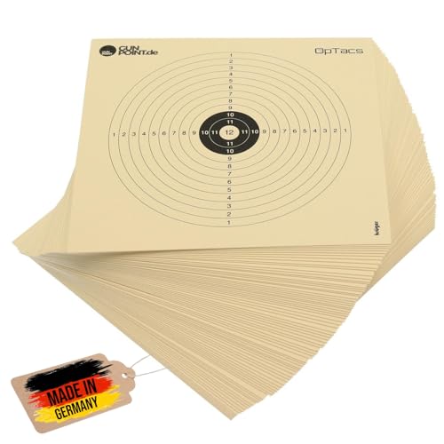 50 Stück Luftgewehrscheibe 14 x 14 cm/Zielscheibe Luftgewehr 50 Stück Luftgewehrscheibe 14 x 14 cm/Zielscheibe Luftgewehr von OpTacs