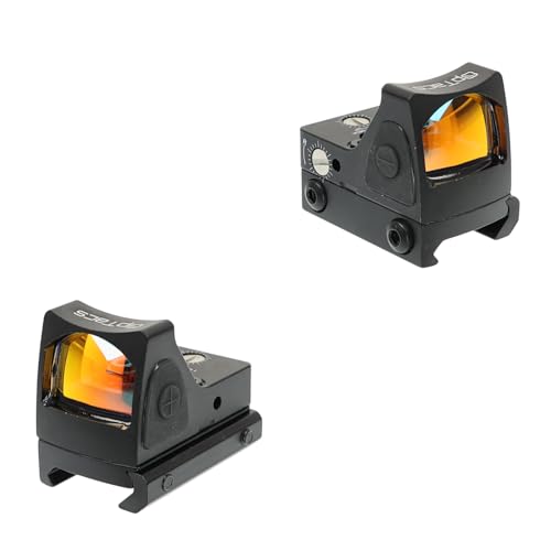 OpTacs LED Mini Red Dot Schwarz Präzision Rotpunktvisier mit 5 Helligkeitsstufen Aluminium Kompakt und Leicht für Pistolen Airsoft Softair Visier Zielfernrohr OpTacs LED Mini Red Dot Schwarz Präzision Rotpunktvisier mit 5 Helligkeitsstufen Aluminium Kompakt und Leicht für Pistolen Airsoft Softair Visier Zielfernrohr von OpTacs