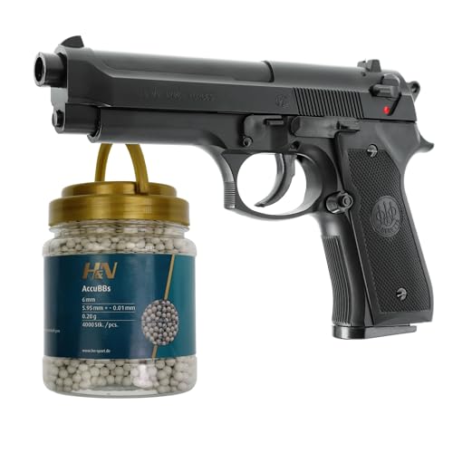 OpTacs Set Airsoft Beretta M9 World Defender 0,5 Joule 6 mm BB Federdruck Softair + H&N Sport Softair Munition Accu BBS Premium 4000 Stück 0,20 g 6mm OpTacs Set Airsoft Beretta M9 World Defender 0,5 Joule 6 mm BB Federdruck Softair + H&N Sport Softair Munition Accu BBS Premium 4000 Stück 0,20 g 6mm von OpTacs