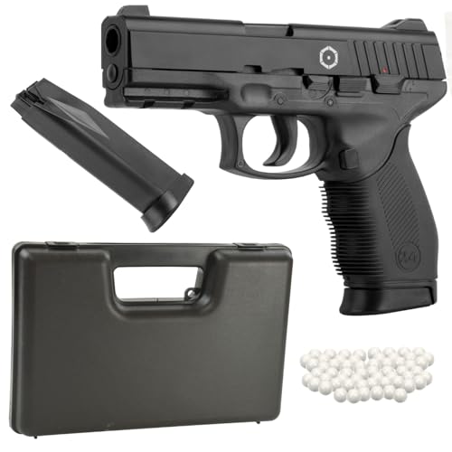 OpTacs Set - Cybergun PT 24/7 Airsoft + Pistolenkoffer + Patch - Federdruck Softair 0,5 Joule inkl. 100 BB's Munition OpTacs Set - Cybergun PT 24/7 Airsoft + Pistolenkoffer + Patch - Federdruck Softair 0,5 Joule inkl. 100 BB's Munition von OpTacs