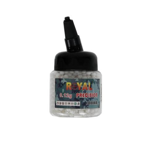 OpTacs Softair Kugeln ROYAL Precision 6mm BB - 0.12g 1.000 STK. Weiß Airsoft BBS Softair Munition für Pistole und andere Air Soft Waffen OpTacs Softair Kugeln ROYAL Precision 6mm BB - 0.12g 1.000 STK. Weiß Airsoft BBS Softair Munition für Pistole und andere Air Soft Waffen von OpTacs