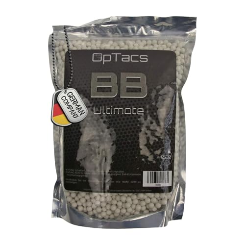 OpTacs Softair - Kugeln Ultimate Premium BBS 0,20 g 1000 STK. Weiß, Airsoft 6mm BB Munition in wiederverschließbaren Beutel OpTacs Softair - Kugeln Ultimate Premium BBS 0,20 g 1000 STK. Weiß, Airsoft 6mm BB Munition in wiederverschließbaren Beutel von OpTacs