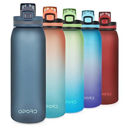 Opard Trinkflasche Sport 900ml -Wasserflasche aus Tritan BPA-Frei, Auslaufsicher Sportflasche für Kinder, Sport, Fitness, Fahrrad, Fußball, Outdoor von Opard