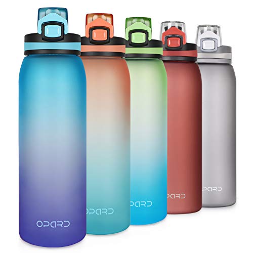 Opard Trinkflasche Sport 900ml -Wasserflasche aus Tritan BPA-Frei, Auslaufsicher Sportflasche für Kinder, Sport, Fitness, Fahrrad, Fußball, Outdoor Opard Trinkflasche Sport 900ml -Wasserflasche aus Tritan BPA-Frei, Auslaufsicher Sportflasche für Kinder, Sport, Fitness, Fahrrad, Fußball, Outdoor von Opard