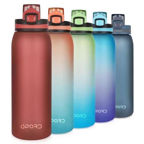 Opard Trinkflasche Sport 900ml -Wasserflasche aus Tritan BPA-Frei, Auslaufsicher Sportflasche für Kinder, Sport, Fitness, Fahrrad, Fußball, Outdoor Opard Trinkflasche Sport 900ml -Wasserflasche aus Tritan BPA-Frei, Auslaufsicher Sportflasche für Kinder, Sport, Fitness, Fahrrad, Fußball, Outdoor von Opard