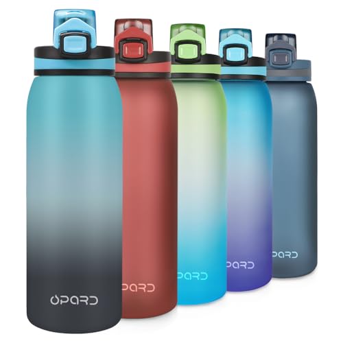 Opard Trinkflasche Sport 900ml -Wasserflasche aus Tritan BPA-Frei, Auslaufsicher Sportflasche für Kinder, Sport, Fitness, Fahrrad, Fußball, Outdoor Opard Trinkflasche Sport 900ml -Wasserflasche aus Tritan BPA-Frei, Auslaufsicher Sportflasche für Kinder, Sport, Fitness, Fahrrad, Fußball, Outdoor von Opard