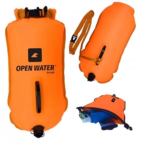 OPENWATER aufblasbare Schwimmboje XL — große Sicherungsboje mit Tasche für Dinge, 28 l, orange OPENWATER aufblasbare Schwimmboje XL — große Sicherungsboje mit Tasche für Dinge, 28 l, orange von OpenWater