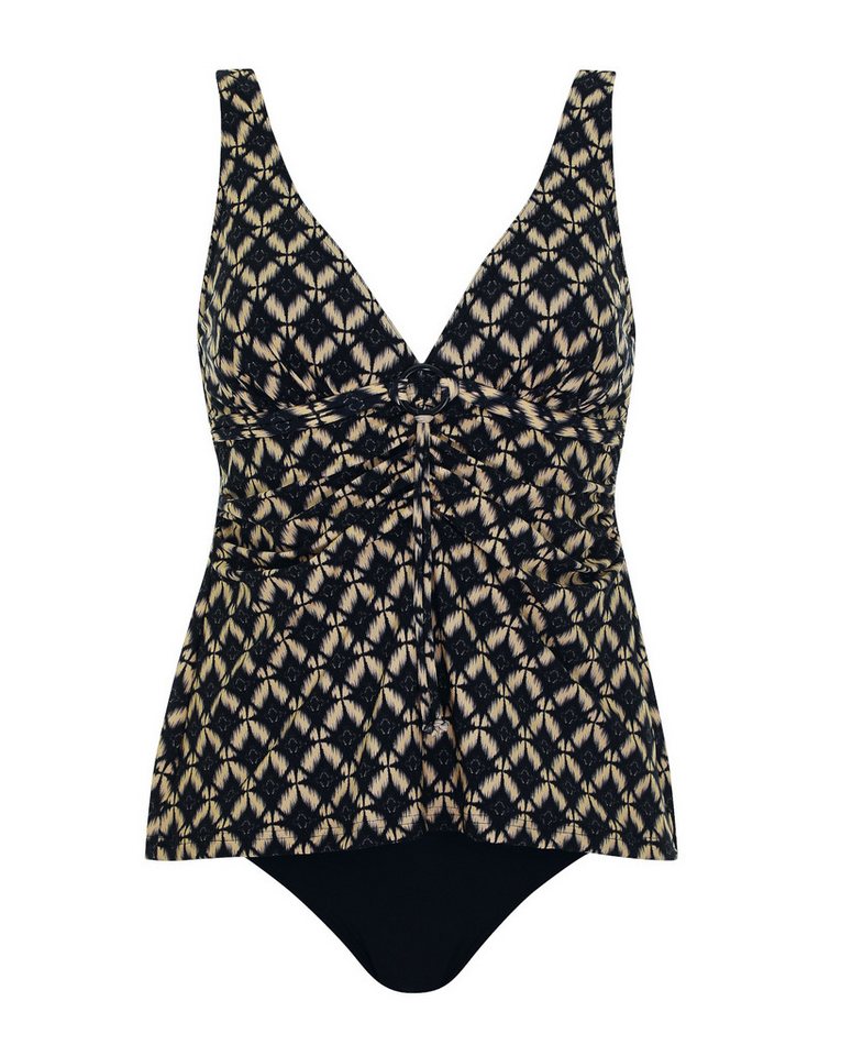 Opera Tankini Beach Basic Black & Gold Tankini mit Softcups und verstellbaren Träger von Opera