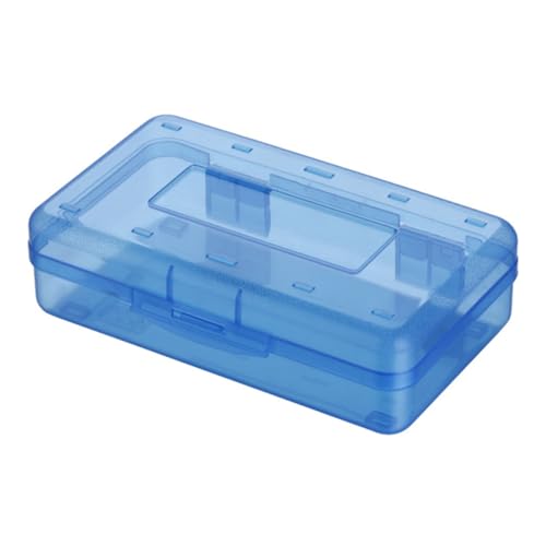 Operitacx Mäppchen aufbewahrungsdose Storage Boxes aubewahrbox stiftbox stifte aufbewahrung Pen Holder Karikatur Lieferungen Korb Bleistiftbehälter Fall Etui Stift-Organizer Plastik Blue von Operitacx