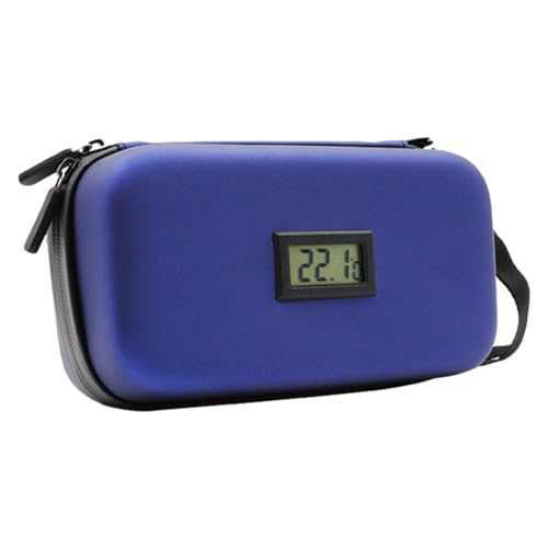 Medikamentenkühler-Reisetasche – Kühltasche, Kühltasche für Diabetiker, mit LCD-Digital-Temperaturanzeige, isolierte Kühltasche für kalte Dinge von Opilroyn