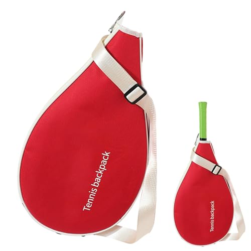 Opilroyn Kinder-Tennistasche, große Kapazität, Schlägertasche, Tennisausrüstung, Schlägerhalter, Schulter-Handtasche für Tennis, Badmintonschläger von Opilroyn