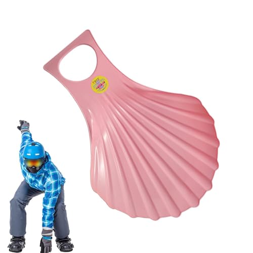 Opilroyn Sandschlitten für den Strand, Schneeschlitten für Kinder, Winterschnee verkauft, Starker Schnee-Winterschlitten, kältebeständiger Downhill-Grasschieber mit flexiblem Griff für Winterskifahren von Opilroyn