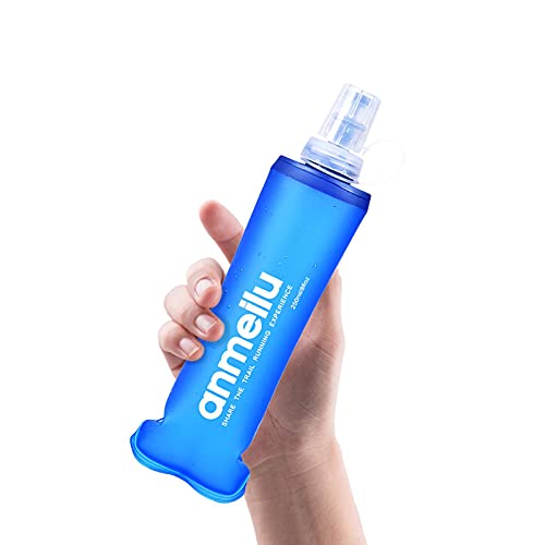 Opilroyn Weiche Wasserflasche – weiche faltbare TPU-Wasserflaschen, BPA-Flasche, Handheld, Laufen, faltbarer Gel-Wasserbehälter, faltbare Wasserflasche zum Laufen, Wandern, Radfahren, Klettern von Opilroyn