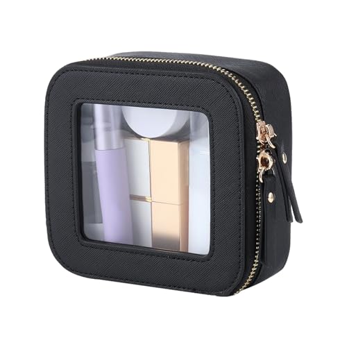 wasserdichte Make-up-Tasche, Reise-Kosmetiktasche, Transparente Mehrzweck-Make-up-Tasche, Leichte Aufbewahrungstasche mit Reißverschluss, modische Make-up-Tasche für die Arbeit auf Reisen von Opilroyn