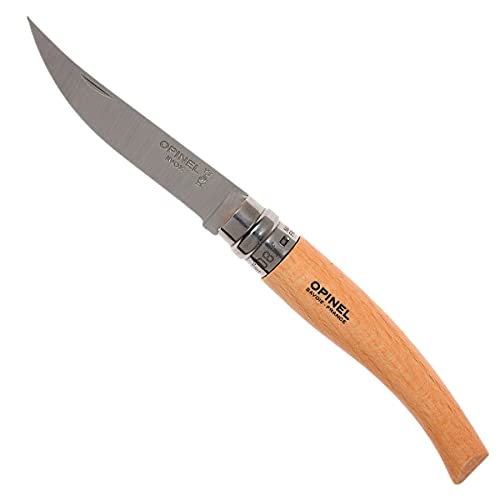 Opinel Unisex O000516 Messer, Buchenholz Braun, N°8 EU von Opinel