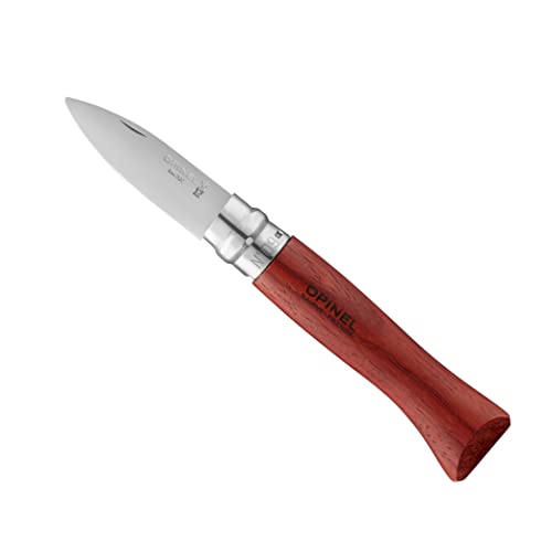 Opinel Austern Messer - Größe 9 - Stahl 12C27 Sandvik - rostfrei - Padouk Holzgriff - Virobloc Sicherung, Braun Opinel Austern Messer - Größe 9 - Stahl 12C27 Sandvik - rostfrei - Padouk Holzgriff - Virobloc Sicherung, Braun von OPINEL