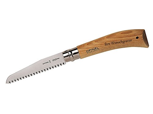 OPINEL Baumsäge, mit persönlicher Gravur auf dem Griff OPINEL Baumsäge, mit persönlicher Gravur auf dem Griff von OPINEL