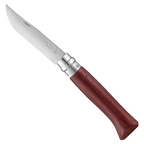 Opinel INOX Messer Erwachsene Bubinga Box, N° 08 von Opinel