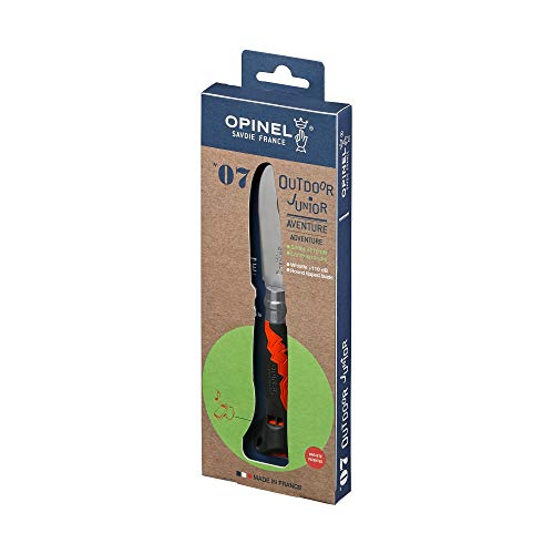 Opinel Kindermesser aus Edelstahl 254447 N° 07 Outdoor Junior Khaki von Opinel