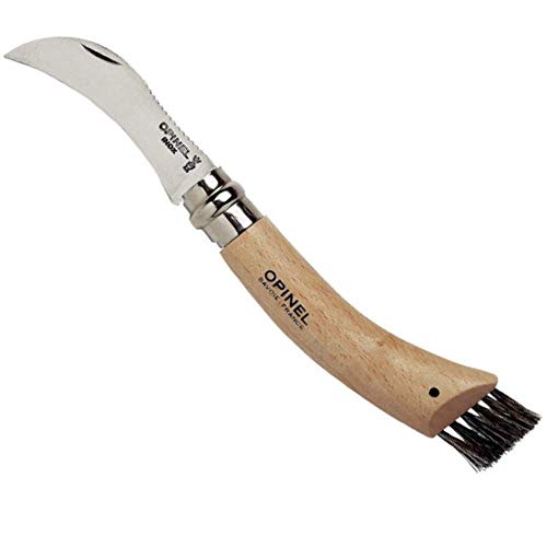 Opinel Pilzmesser, Sandvik-Stahl, Buchenholz, Wildschweinborsten (ohneGravur, One Size) Opinel Pilzmesser, Sandvik-Stahl, Buchenholz, Wildschweinborsten (ohneGravur, One Size) von OPINEL