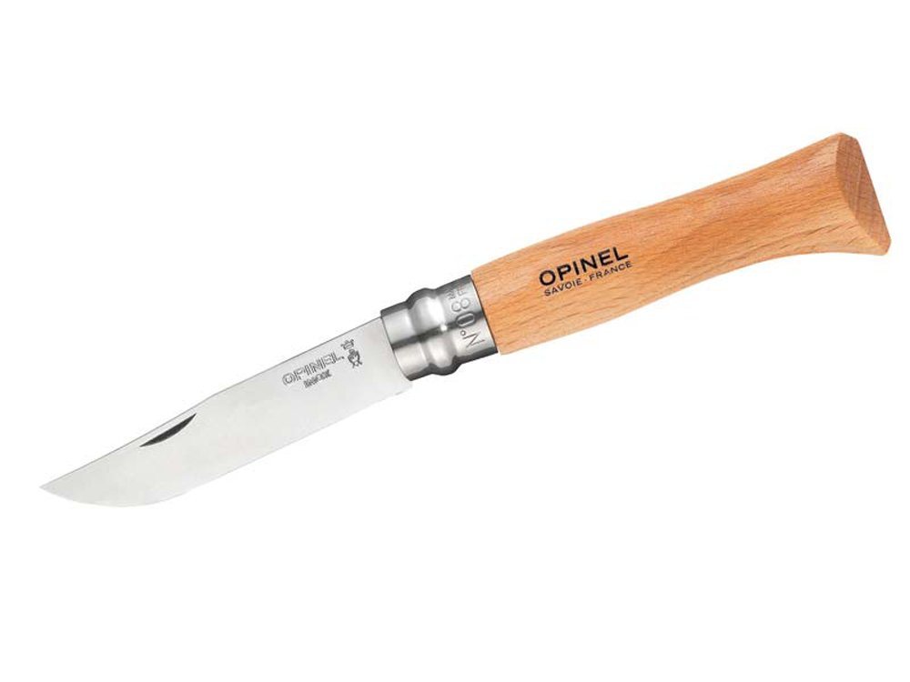 Opinel Taschenmesser, Opinel Taschenmesser No 08, Buche, rostfrei von Opinel