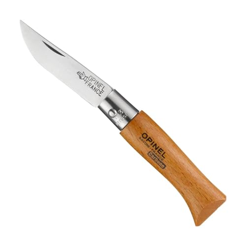 Opinel Taschenmesser Messer Größe 3 carbon Klinge ohne Feststellring, Beech 4 cm, Hartholz Braun Opinel Taschenmesser Messer Größe 3 carbon Klinge ohne Feststellring, Beech 4 cm, Hartholz Braun von OPINEL