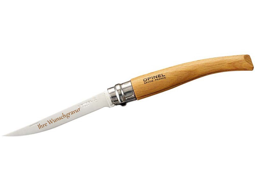 Opinel Taschenmesser No 10, Slim-Line, rostfrei, Namensgravur möglich Opinel Taschenmesser No 10, Slim-Line, rostfrei, Namensgravur möglich von Opinel