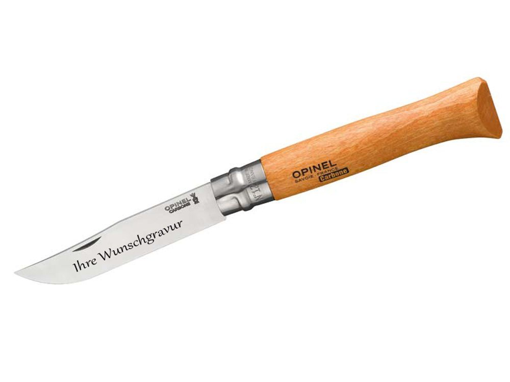 Opinel Taschenmesser No 12, Buche, Carbon, mit Namensgravur Opinel Taschenmesser No 12, Buche, Carbon, mit Namensgravur von Opinel