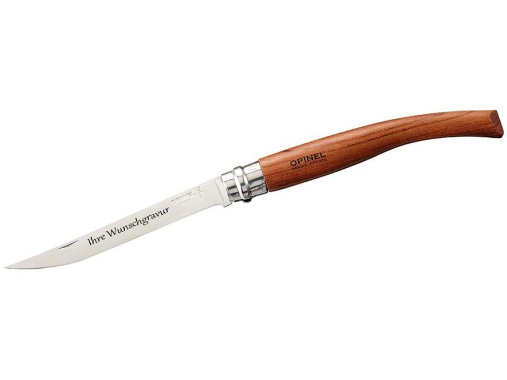 Opinel Taschenmesser No 12, Slim-Line, rostfrei, Padouk, mit Namensgravur Opinel Taschenmesser No 12, Slim-Line, rostfrei, Padouk, mit Namensgravur von Opinel