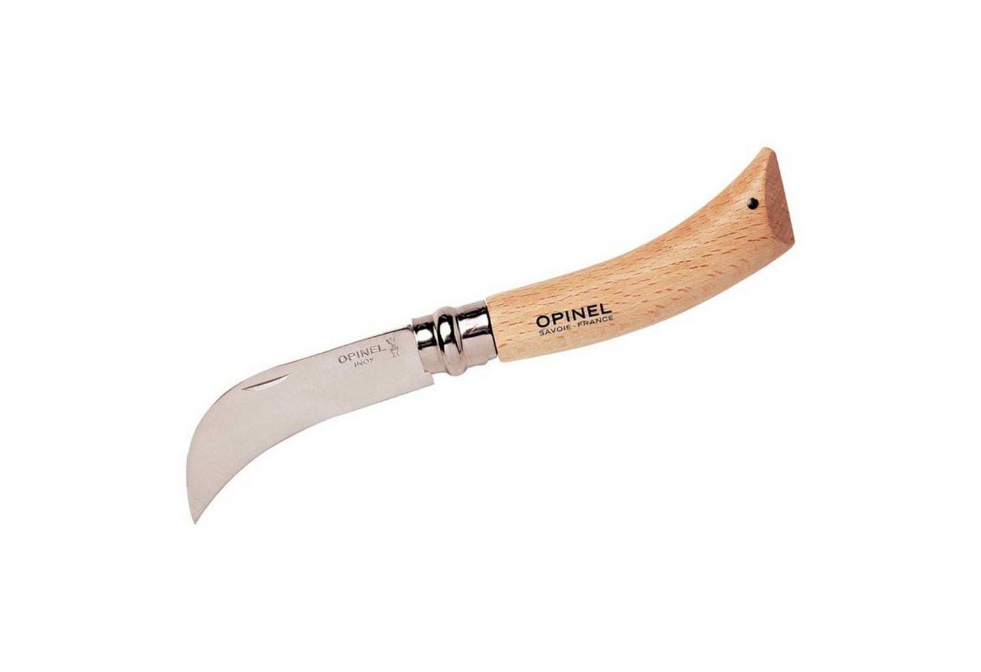 Opinel Taschenmesser Opinel-Gärtnermesser, rostfrei, Buchenholz-Griff, 11 cm Opinel Taschenmesser Opinel-Gärtnermesser, rostfrei, Buchenholz-Griff, 11 cm von Opinel
