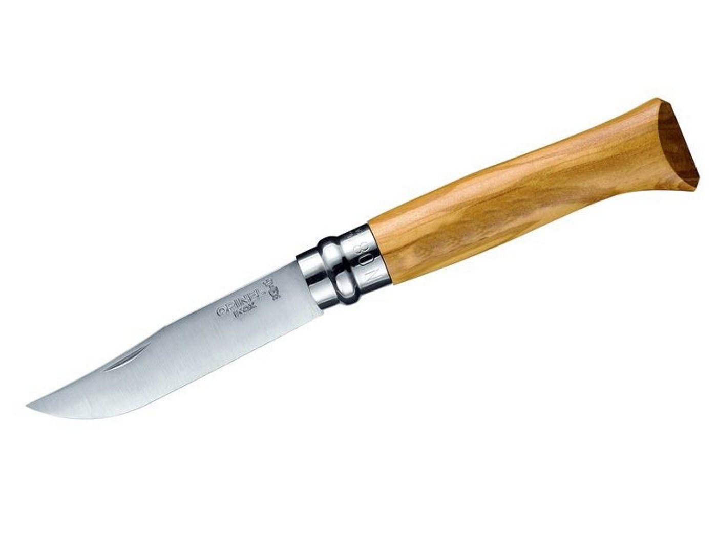 Opinel Taschenmesser Opinel-Messer, Größe 8, rostfrei, Olivenholz Opinel Taschenmesser Opinel-Messer, Größe 8, rostfrei, Olivenholz von Opinel
