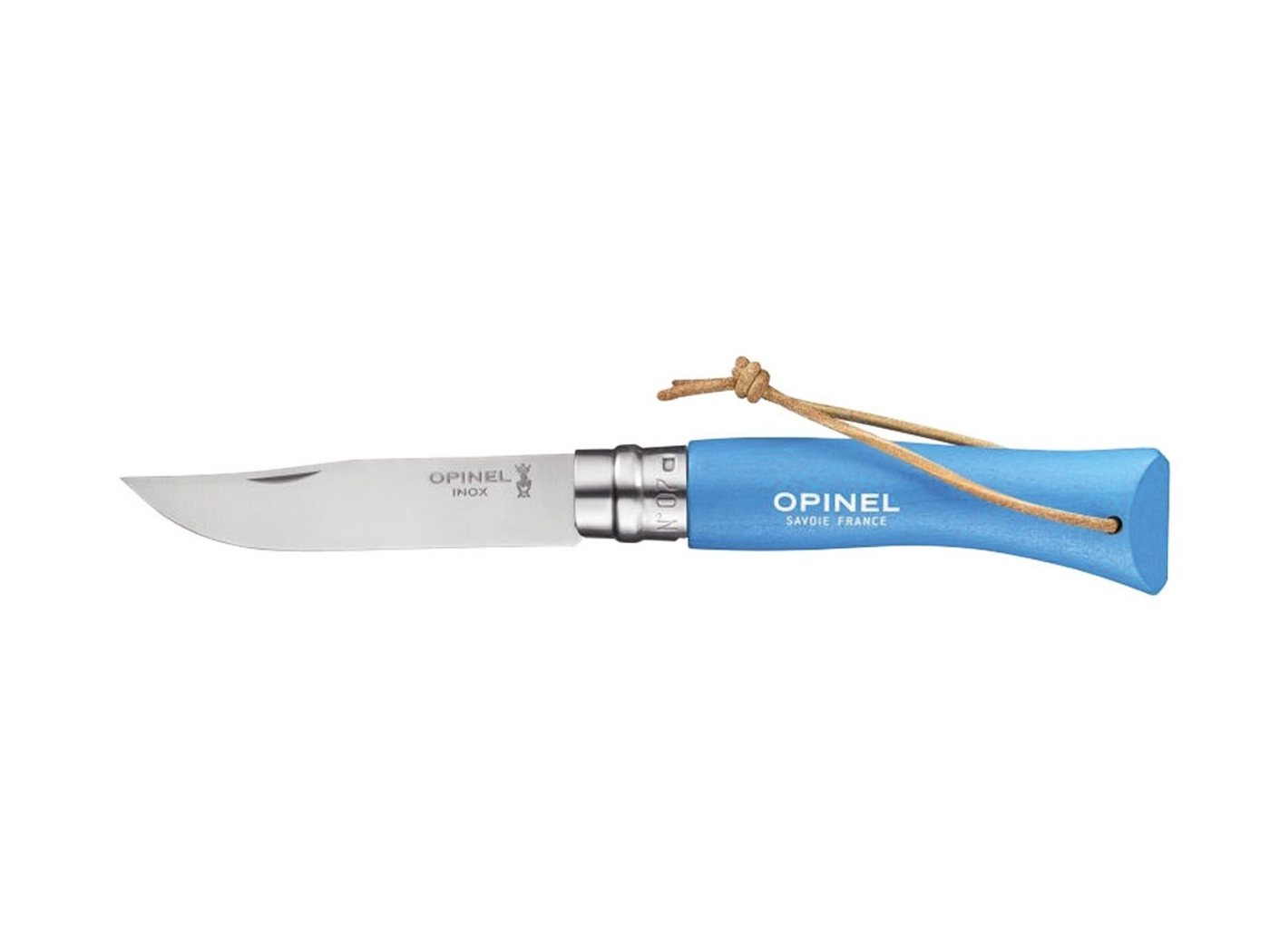 Opinel Taschenmesser Opinel-Messer Nr. 7, Sandvik 12C27, blauer Buchenholzgriff Opinel Taschenmesser Opinel-Messer Nr. 7, Sandvik 12C27, blauer Buchenholzgriff von Opinel