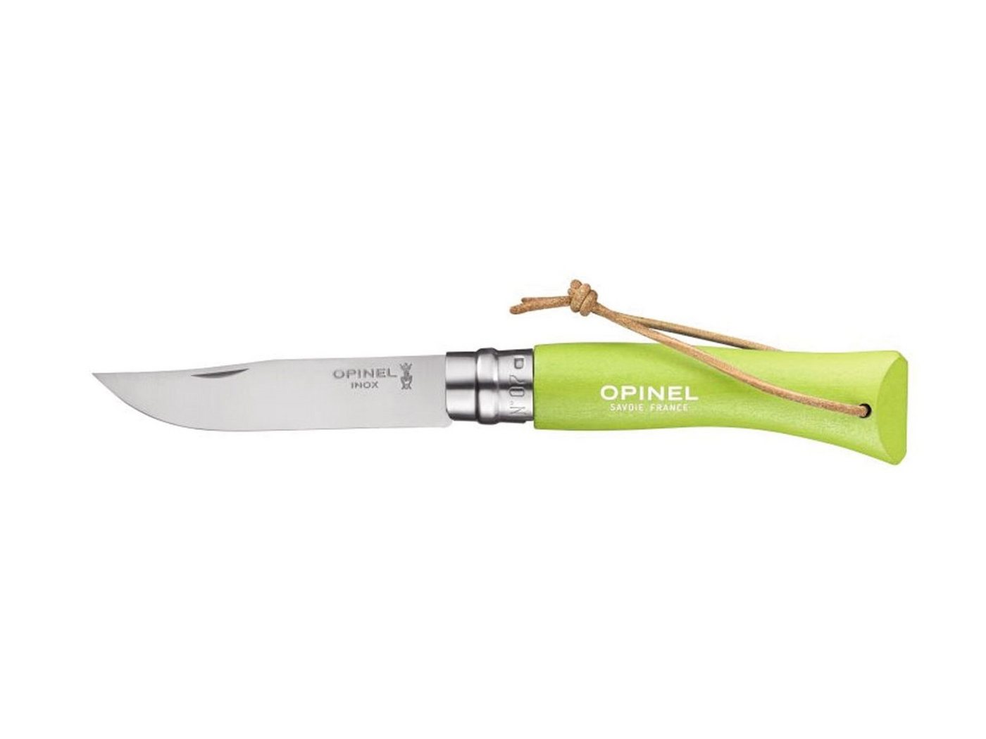 Opinel Taschenmesser Opinel-Messer Nr. 7, Sandvik 12C27, grüner Buchenholzgriff Opinel Taschenmesser Opinel-Messer Nr. 7, Sandvik 12C27, grüner Buchenholzgriff von Opinel