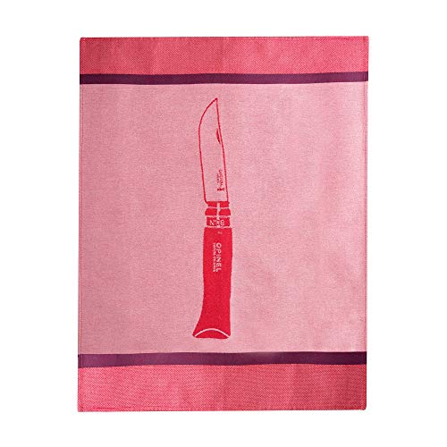 Opinel Unisex – Erwachsene Küchentuch Jacquardmuster, rot, 50 x 70 cm Opinel Unisex – Erwachsene Küchentuch Jacquardmuster, rot, 50 x 70 cm von OPINEL