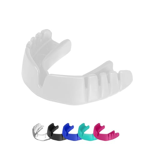 OPRO Snap-Fit Instant Level Sport Mundschutz für Erwachsene und Kinder, Zahnfleischschutz für Hockey, Lacrosse, Rugby, MMA, Boxen und und andere Kontaktsportarten (Weiß, Erwachsene) OPRO Snap-Fit Instant Level Sport Mundschutz für Erwachsene und Kinder, Zahnfleischschutz für Hockey, Lacrosse, Rugby, MMA, Boxen und und andere Kontaktsportarten (Weiß, Erwachsene) von Opro