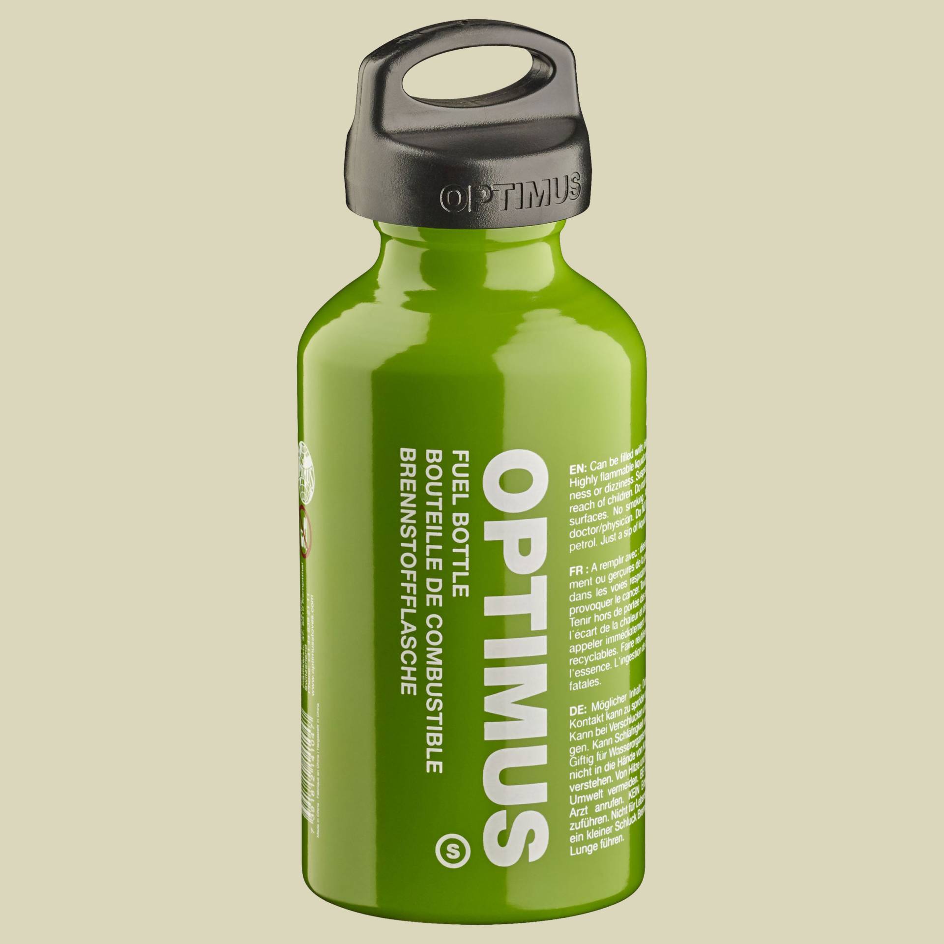 Brennstoffflasche S 0,4L Volumen: 0,4L Farbe: grün Brennstoffflasche S 0,4L Volumen: 0,4L Farbe: grün von Optimus