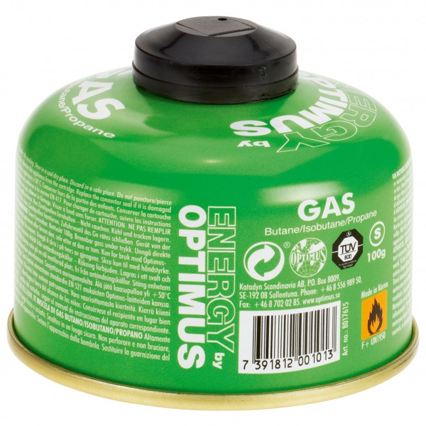 Optimus - Gas Butan/Isobutan/Propan - Gaskartusche Gr 100 g;230 g;450 g grün von Optimus