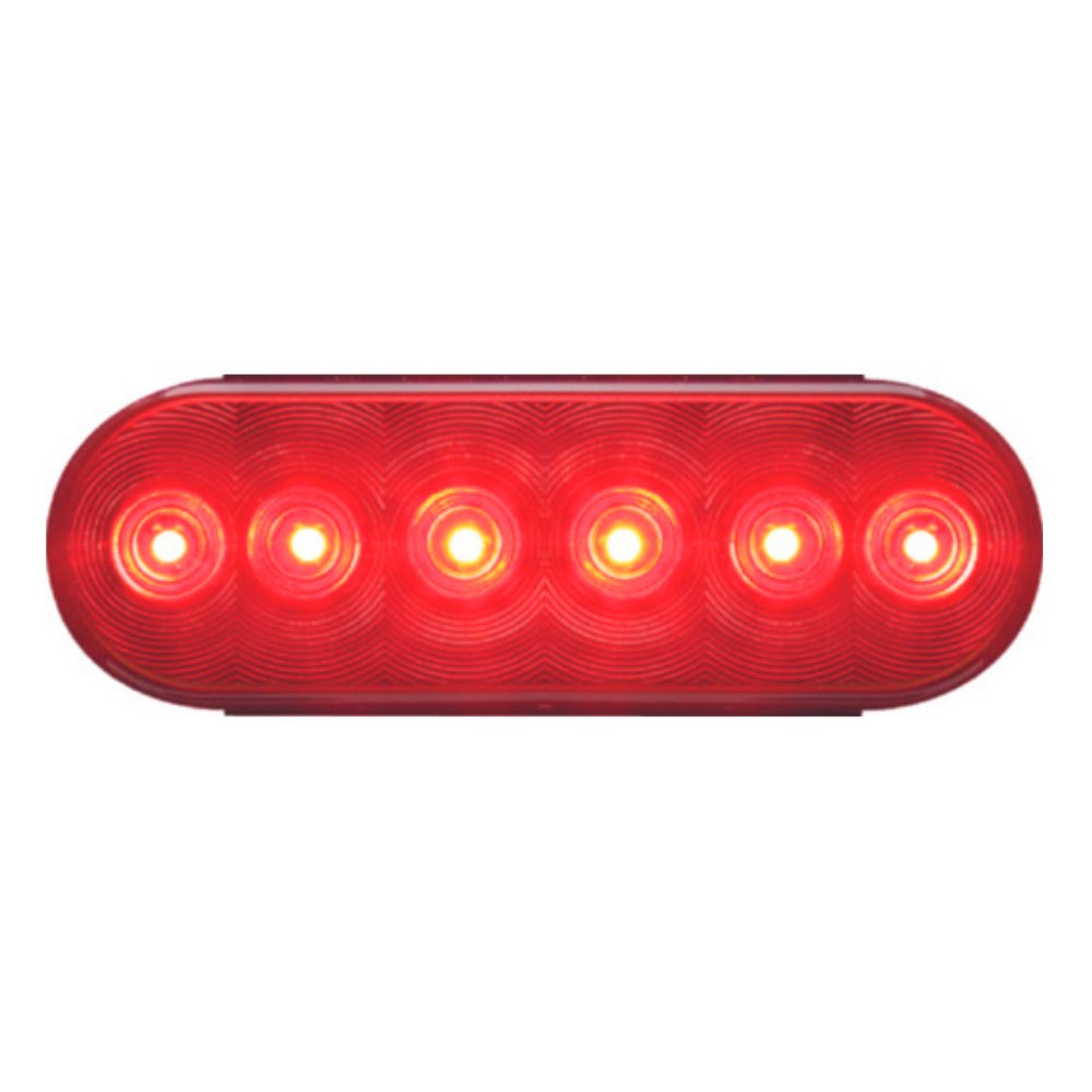 Optronics Stl12rbp Oval Stop 6 Led Light Rot 6.5 x 2.25´´ Optronics Stl12rbp Oval Stop 6 Led Light Rot 6.5 x 2.25´´ von Optronics