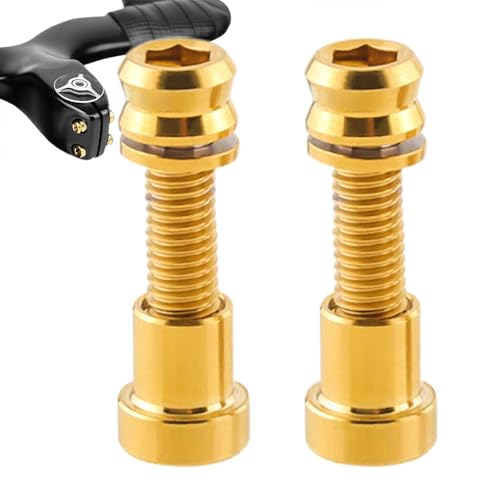 Opvonxeh Bolts für Radsport, Riser Fixed Screws, Cyclings Bolt Parts, Finely Polished Fixing Tool, Bikes Stem Bolts, Mountain Bikes Stem Bolts, Road Bikes Stem Screws, Bicycles Riser Bolts von Opvonxeh