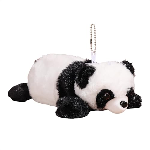 Opvonxeh Panda-Federmäppchen, Panda-Federmäppchen, Cartoon-Panda-Stifttasche, Panda-School-Pencil Case, Plüsch-Panda-Tasche für Studenten, niedliches Panda-Federmäppchen, mehrfarbig, single attribute, von Opvonxeh