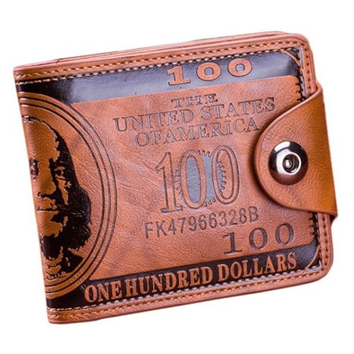OralGos Modische Geldbörse aus PU-Leder mit faltbarem Verschluss und Kartenaufbewahrung, Organizer für Geschäftsreisen von OralGos