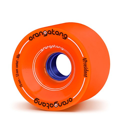 Orangatang 4 President 70mm 80a Cruising Longboard Skateboard Rollen (Orange, 4er Set) von Orangatang