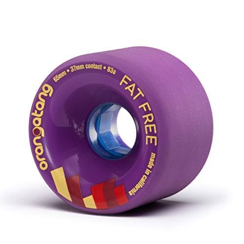 Orangatang Longboard Räder Fat Free 65mm 83a Rollen von Orangatang