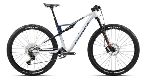 orbea oiz m30 full suspension mtb shimano deore slx 12s 29   silber grau blau carbon view 2024 von Orbea