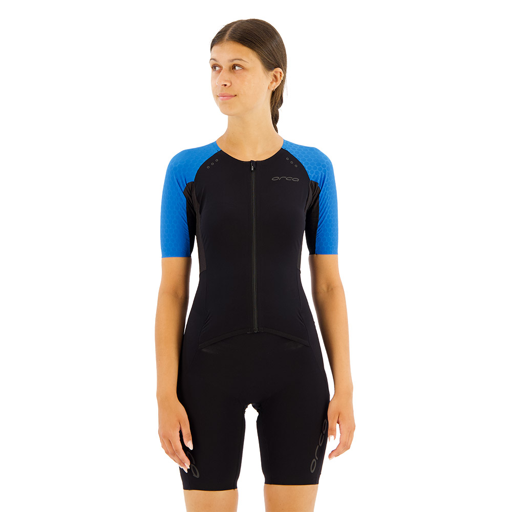 Orca Apex Dream Kona Short Sleeve Trisuit Schwarz XS Frau von Orca