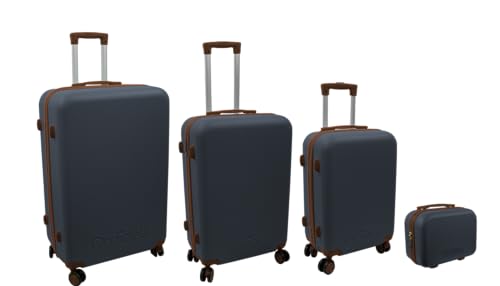 Ordinett, Voyager Koffer-Set, 4-teilig: 98 l + 60 l + 43 l + 15 l, grau und braun Ordinett, Voyager Koffer-Set, 4-teilig: 98 l + 60 l + 43 l + 15 l, grau und braun von Ordinett