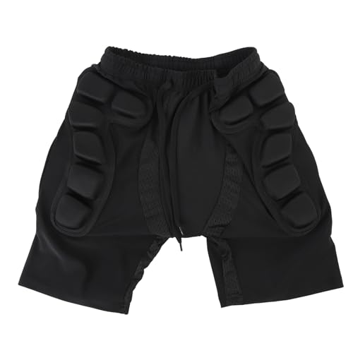 Hüftschutzpolster-Shorts, Gepolsterte Shorts Zum Snowboarden, Skifahren für Damen, Elastischer Bund, Stoßdämpfung, Snowboard-Crash-Hose für Skateboarden, Eiskunstlauf, Hüftschutz von Oreilet