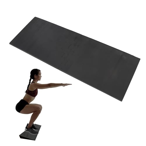 Oreilet Squat Wedge Block, Slant Board Squat Wedge für Kniebeugen, Incline Board Heel Erhöhte Squat Wedge Knie über Zehen Zum Gewichtheben Wadendehnung Verbessern Sie die Kraftmobilität von Oreilet