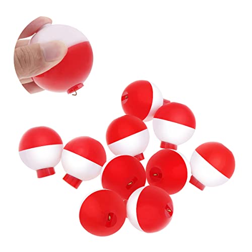 OriGlam 10 Stück 18 mm / 0,70 Zoll Angeln Snap-on Floats Bobbers Set, Druckknopf Seekarpfen, Druckknopf Angeln Runde Boje, Runde Float Hard ABS Rot & Weiß OriGlam 10 Stück 18 mm / 0,70 Zoll Angeln Snap-on Floats Bobbers Set, Druckknopf Seekarpfen, Druckknopf Angeln Runde Boje, Runde Float Hard ABS Rot & Weiß von OriGlam