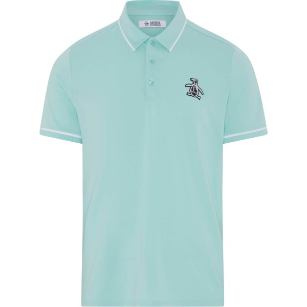 Original Penguin Polo New Heritage hellblau von Original Penguin